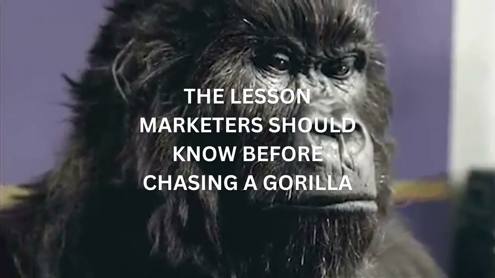 Cadbury’s Gorilla Campaign: A One-of-a-Kind Marketing Triumph That Brands Can’t Replicate