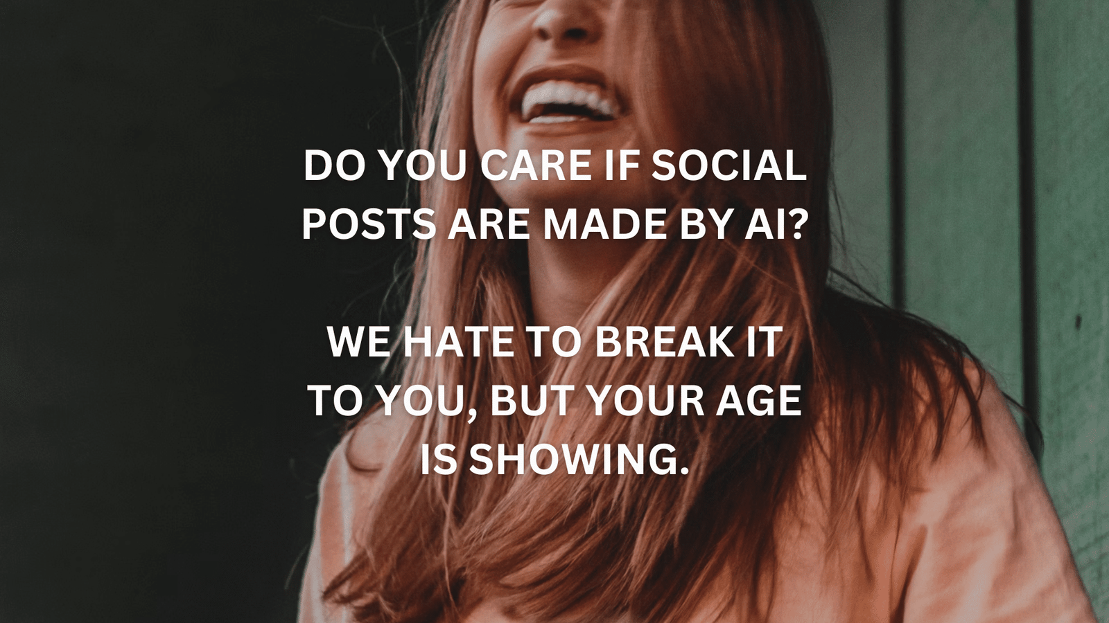 Are social media posts made with AI still authentic - how you judge it is based on your age