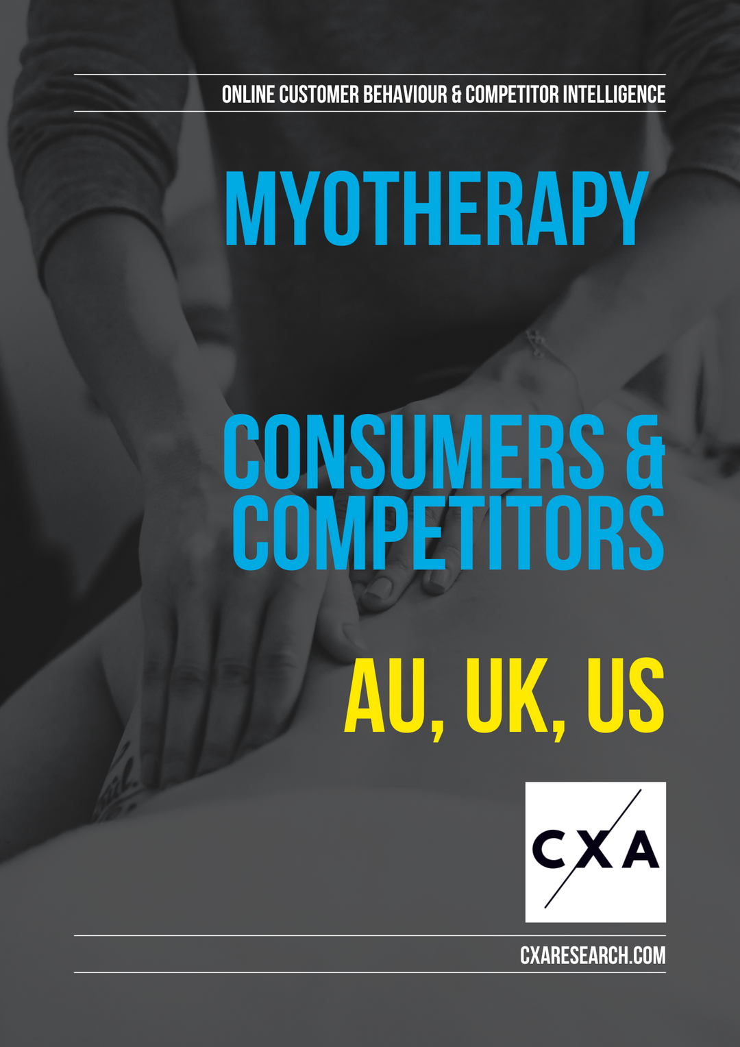 The Myotherapy Market - AU, UK, US - customers and competitors